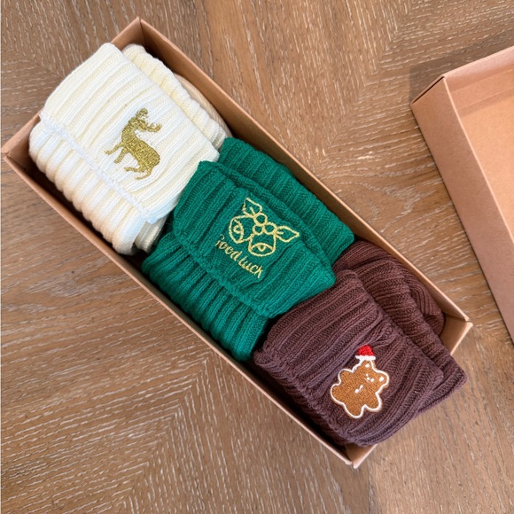 🎄 Cozy Christmas Socks Set | Gingerbread, Lucky, Reindeer | Gift Boxed - Picture 3 of 3